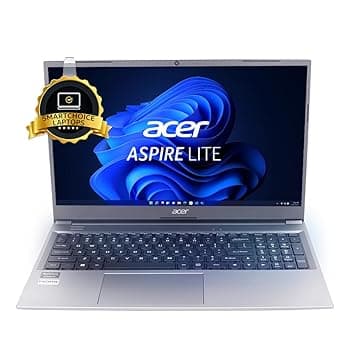 Acer [Smartchoice] Aspire Lite AMD Ryzen 3 5300U Premium Thin and Light Laptop (Windows 11 Home/8 GB RAM/512 GB SSD) AL15-41 with 39.62 cm (15.6") Full HD Display, Metal Body, Steel Gray, 1.6 KG